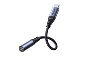 USB kabel - Joyroom SY-C01 USB-C DAC adapter to 3.5 mm mini jack - black - SY-C01