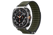 Smartwatch - Tilbehør - Spigen Fabric Band (hook-and-loop) - green - Samsung Galaxy Watch Ultra 47mm - AMP10147