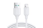 USB kabel - Joyroom Long-Lasting Series A9 USB-A / Lightning 2.4A cable 1m - white - S-UL012A9 1m white