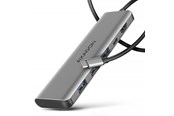 USB hub - AXAGON SuperSpeed USB-C Hub USB hub - USB 3.1 - 5 ports - Sølv - HMC-5H