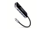 USB hub - AXAGON SuperSpeed USB-C Hub USB hub - USB 3.2 - 6 ports - Sort - HMC-6H4A
