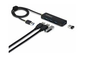 USB hub - StarTech.com - hub - 4 ports USB hub - USB 3.2 - 4 ports - Sort - H5A4A-USB-HUB-2