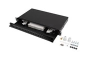 Netværkstilbehør - Lanberg patch panel - 1U - 19" - 24 x SC simplex / 24 x LC duplex - FOP1-24SS-LDB