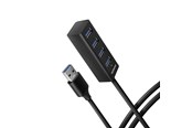 USB hub - AXAGON SuperSpeed USB-A Mini Hub with 1.2 m Cable USB hub - USB 3.2 - 4 ports - Sort - HUE-M1AL