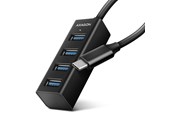 USB hub - AXAGON SuperSpeed USB-C Mini Hub USB hub - USB 3.2 - 4 ports - Sort - HUE-M1C