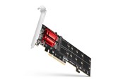 Lagringstilbehør - AXAGON PCIe Adapter for 2 × NVMe M.2 SSD - PCEM2-ND