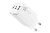 Strømforsyning - CELLULAR line ACHUSB3GAN65WTABW - power adapter - QC / PD portable - 65 Watt Strømforsyning - 65 Watt - ATX - 80 Plus - ACHUSB3GAN65WTABW