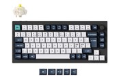 Tastatur - Keychron Q1 MAX 75% Knob Wireless Tri-Mode QMK/VIA - Gateron Jupiter Banana - ND - Tastatur - Nordisk - Sort - Q1M-M4-BO