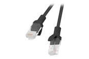Netværkskabel - Lanberg patch cable - 1 m - black RAL 9004 - Sort - 1m - PCU5-20CC-0100-BK