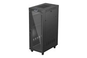 Rack skabe - Lanberg FF01 series - rack - 600 x 1000 flat pack with glass door LCD - 32U - FF01-6032-12BL