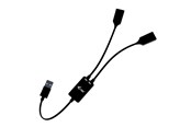 USB hub - I-Tec - hub - USB-A cable - 2 ports USB hub - 2 ports - Sort - U3CBLHUB2A