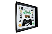 Merchandise - GRC - Retro Art Sony PS2 Dual Shock 2 Controller Display - Billede - GRCFSPS2DSB