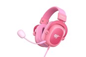 Hovedtelefoner/headset - Havit H2002D Gaming Headset - Pink - 6950676215465