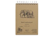 Blokke, Formularer & Notesbøger - SMLT Tegneblok SKITSE NATUR. BROWN A5. 135g - SM103-A5