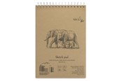 Blokke, Formularer & Notesbøger - SMLT Tegneblok SKITSE NATUR. BROWN A4. 135g - SM103-A4