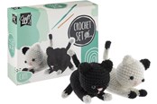 Kreativt Legetøj - Creative Craft Group CROCHET KIT Hæklesæt KATTE, 2 stk. - CR1701/GE