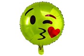 Hobby artikler - SCANSEASON Folieballon Emoji, Ø45cm, 1 stk. - 100312