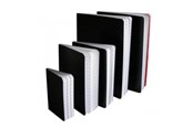 Papir, Fotopapir og Etiketter - BRIGHTOFFICE Notes sort voks A5 INDEX - 12028