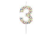 Hobby artikler - SCANSEASON Lys m. tal 3 . 7,5cm høj - 253173