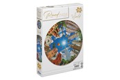 Legetøj - Creative Craft Group Puslespil 1.000 brikker. Rund. WORLD - 400078-2