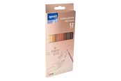 Hobby artikler - SPREE Farveblyanter 12 stk. Skin Tones. - 57095