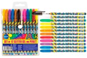 Skrive- og Tegneværktøjer - CENTRUM Glitter Gel Pen 12 ass. - 80785
