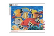 Hobby artikler - CENTRUM Diamond Painting 40*50cm. FISK - 89758