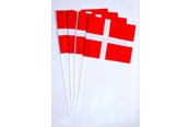 Papir, Fotopapir og Etiketter - SCANSEASON Flag på stang 15*10 cm. 6 stk. - GQ0009