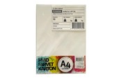 Papir, Fotopapir og Etiketter - Hobby Mate Karton A4 220g. 10 ark HVID - OFF1130