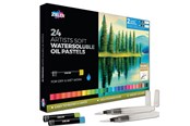 Hobby artikler - Zieler 24 vandopløselige olie pasteller - Z09299558