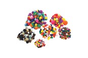 Kreativitet & Hobbyartikler - Colorations - Colored Pompoms 700pcs. - CHPOMPAC