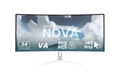 Skærm - 34" Arozzi Nova 34″ Curved computer monitor - AZ-NO-34T2K165-WT