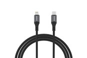 USB kabel - Dudao L3CL USB-C - Lightning 30W Braided Cable 1.2m - Black - 6976625333073