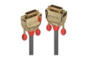 Skærmkabel - Lindy Gold - DVI cable - DVI-D to DVI-D - 50 cm - 36200