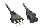 Strømkabel (ekstern) - Lindy - power cable - CEI 23-50 to power IEC 60320 C13 - 2 m - 30413