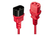 Strømkabel (ekstern) - Lindy - power extension cable - power IEC 60320 C13 to IEC 60320 C14 - 1 m - 30477