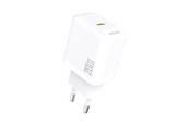 Mobil - Adaptere & Opladere - Dudao A26 PD20W GaN USB-C Charger - White - 6976625334049