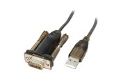 Netværksadapter (netkort, printserver mv.) - Lindy USB to Serial Converter Lite - serial adapter - USB - RS-232 - 42855
