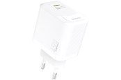 Mobil - Adaptere & Opladere - Dudao A28 45W GaN USB-C Wall Charger - White - 6976625334247