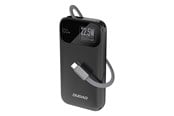 Powerbank - Dudao K31 10000 mAh 22.5W PD Powerbank with Built-in Cable - Black - 10000 mAh - 6977196682362