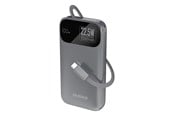 Powerbank - Dudao K31 10000 mAh 22.5W PD Powerbank with Built-in Cable - Gray Powerbank - Grå - 10000 mAh - 6977196681990