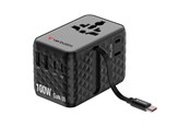 Mobil - Adaptere & Opladere - Verbatim Charge ’n’ Travel 100W Travel Adapter w/ Cable Bla - 30191