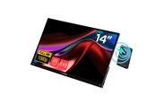 Skærm - 14" Verbatim Portable Touchscreen Monitor Light 14" Full HD 1080p & Wireless Power Supply - 32088