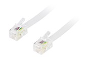 Netværkskabel - Deltaco DEL-154D - network cable - 1.5 m - white - Hvid - 1meter - DEL-154D