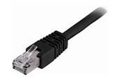 Netværkskabel - Deltaco STP-635S - patch cable - 35 m - black - Sort - 35m - STP-635S