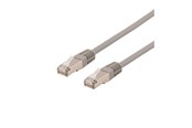 Netværkskabel - Deltaco STP-60AU - patch cable - 50 cm - grey - Grå - 0.5 meter - STP-60AU