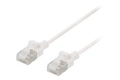 Netværkskabel - Deltaco patch cable - 2 m - white - Hvid - 2m - UFTP-1048