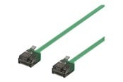 Netværkskabel - Deltaco patch cable - 50 cm - green - Grøn - 0.5 meter - UUTP-2012