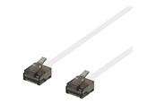 Netværkskabel - Deltaco patch cable - 1.5 m - white - Hvid - 1meter - UUTP-2038