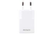 Mobil - Adaptere & Opladere - Deltaco Slim USB-C Wall Charger 30 W | 1x USB-C | PPS | Samsung SFC | White - USBC-AC156